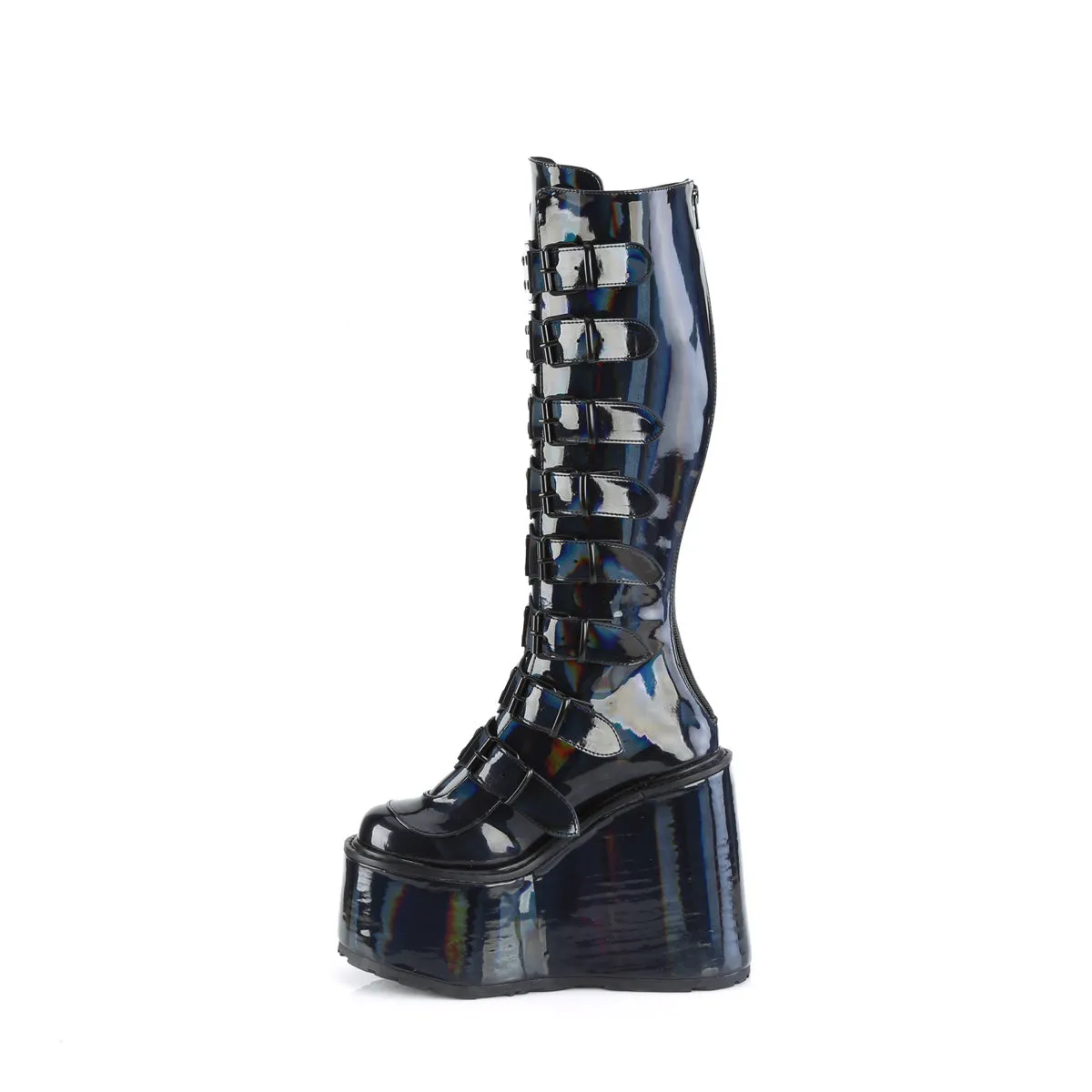 5 Inch Platform SWING-815 Black Hologram