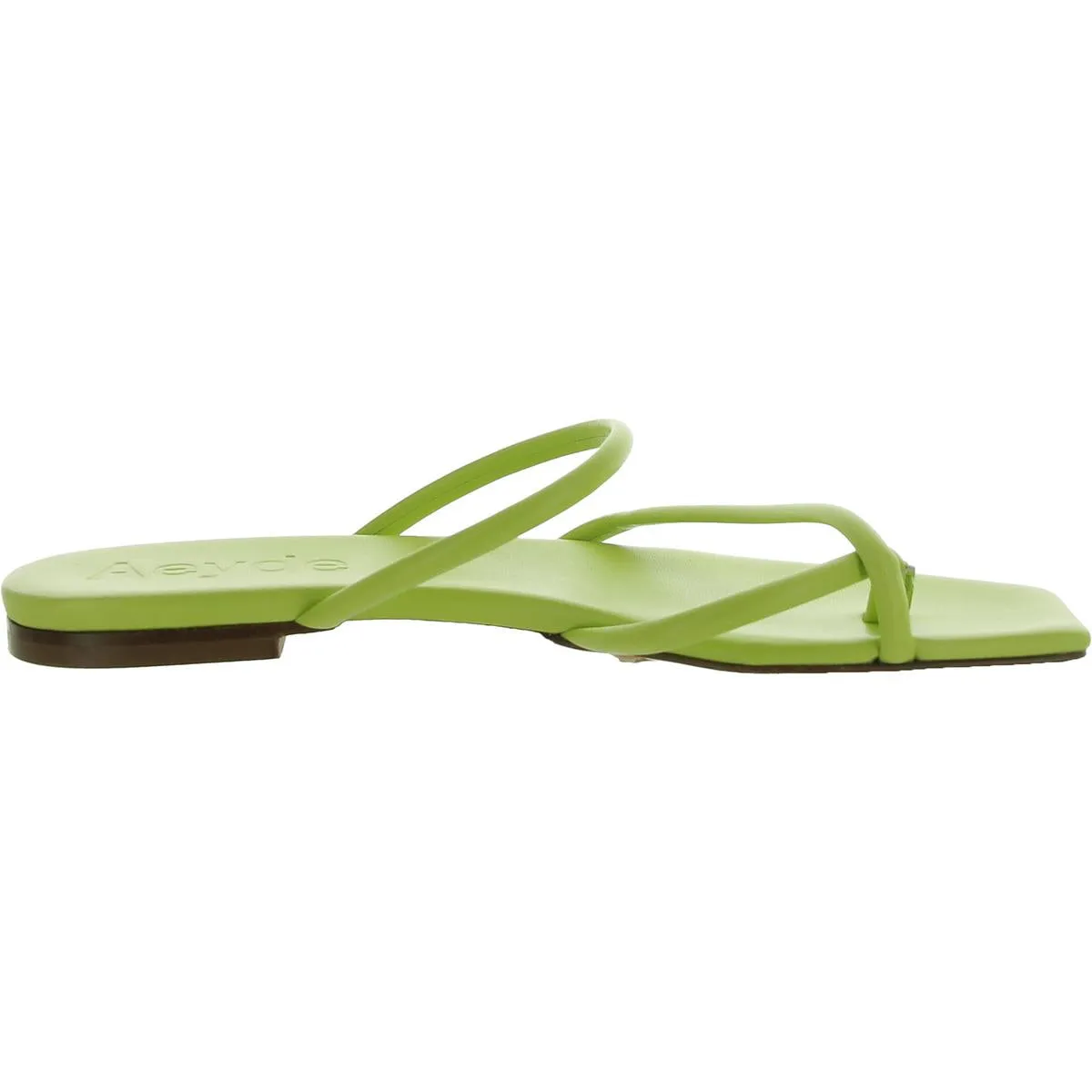 Aeyde Womens Mina Leather Strappy Slide Sandals