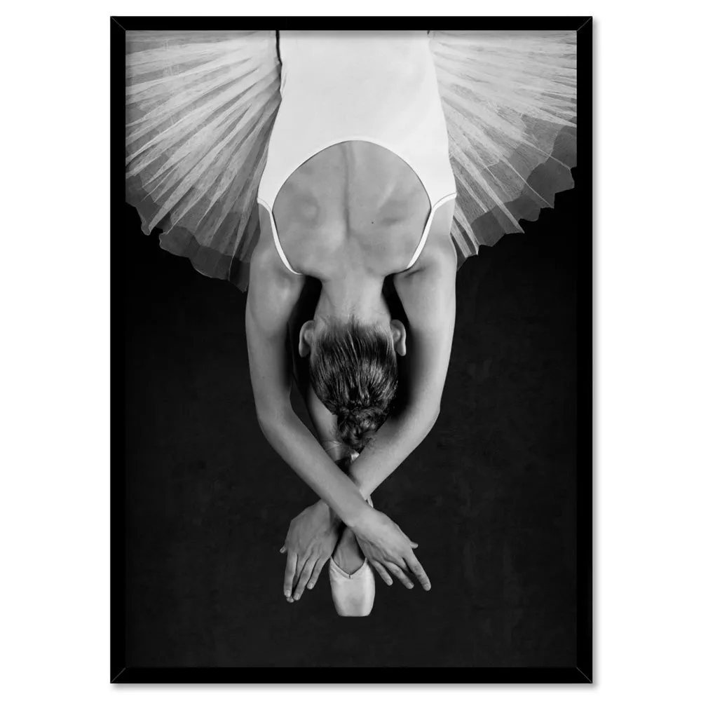 Ballerina from Behind - Art Print