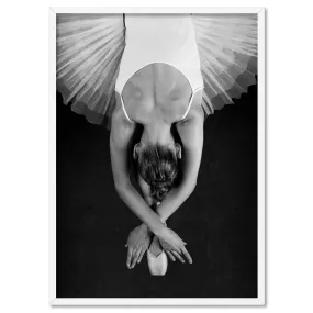 Ballerina from Behind - Art Print