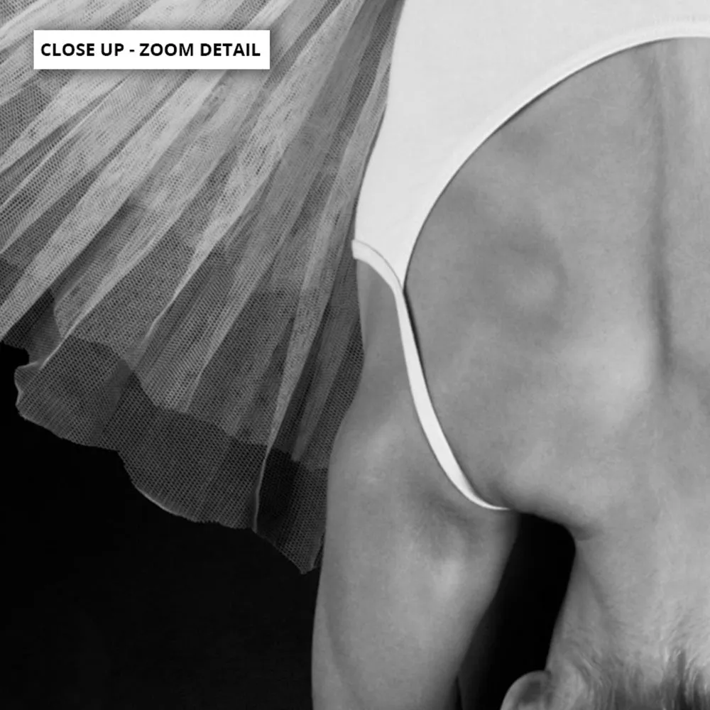 Ballerina from Behind - Art Print