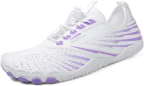 Barefoot Womens Men Pro Shoes with Wide Toe Box Healthy and Non-Slip Breathable Fashion Hiking Footwear Shoe Unisex Pro Box Outdoor Lightweight Hike Athletic Walking Running Sneakers Unisex