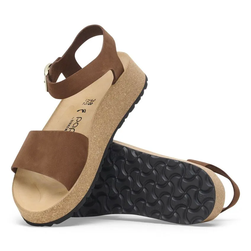 BIRKENSTOCK Women's Glenda Nubuck Leather (Dark Tea)