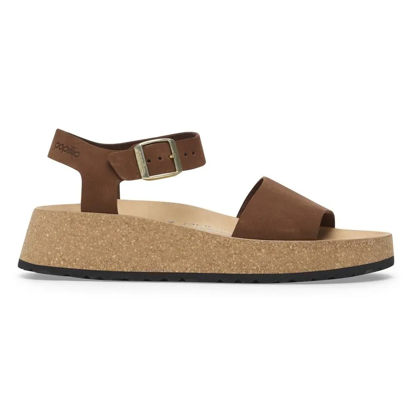 BIRKENSTOCK Women's Glenda Nubuck Leather (Dark Tea)