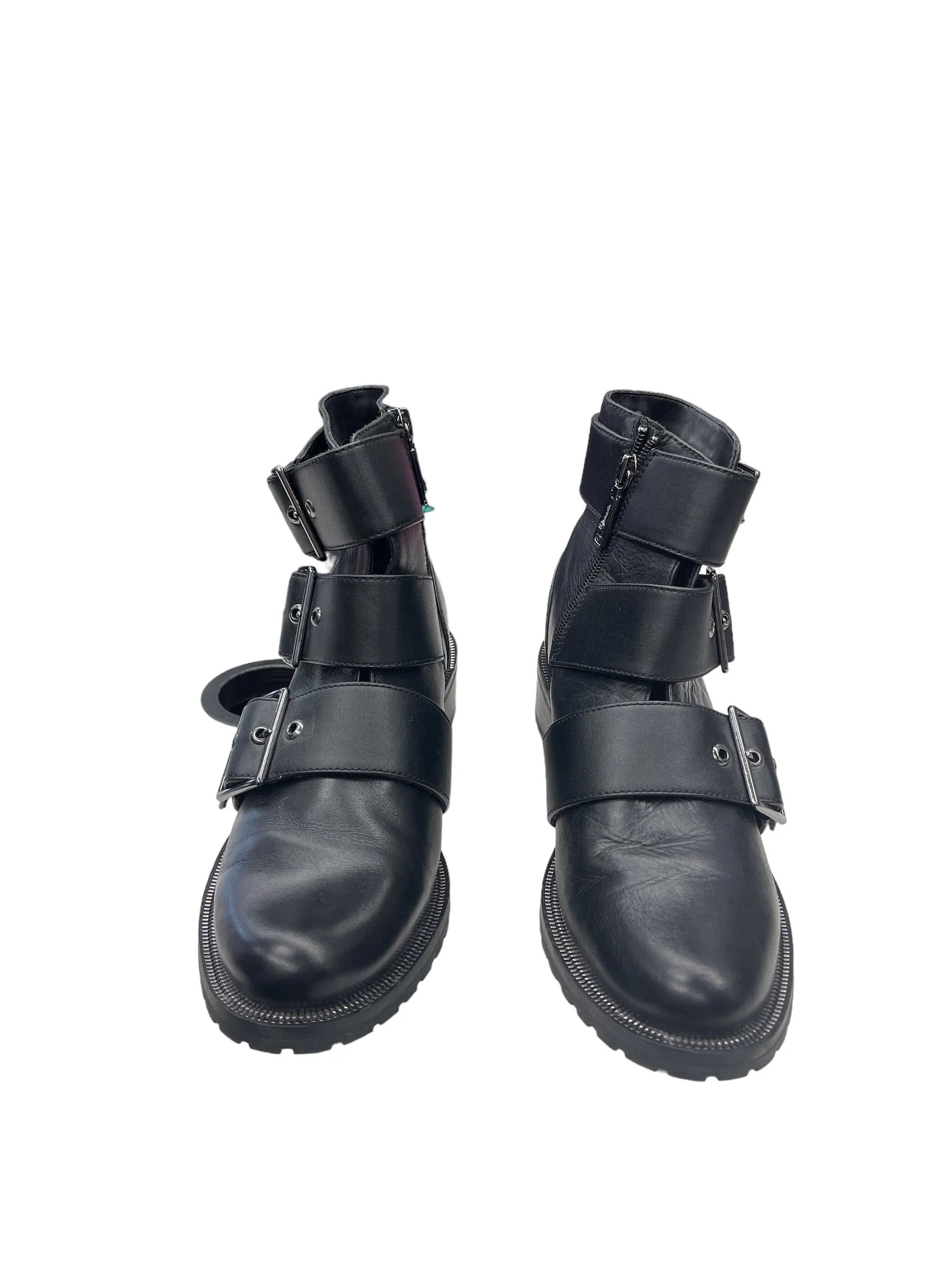 Boots Ankle Heels By Blondo In Black, Size: 8.5