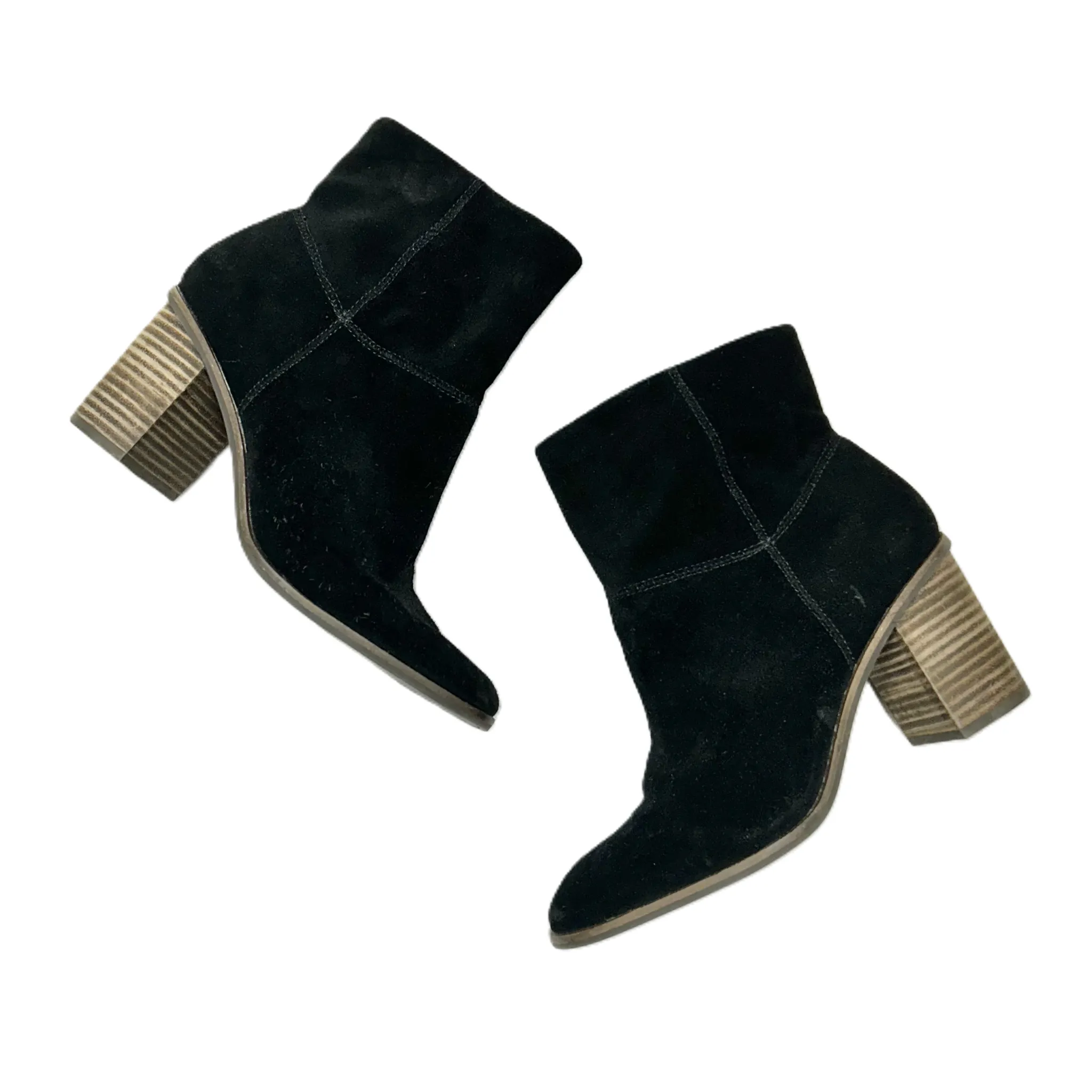 Boots Ankle Heels By Lucky Brand In Black, Size: 8.5