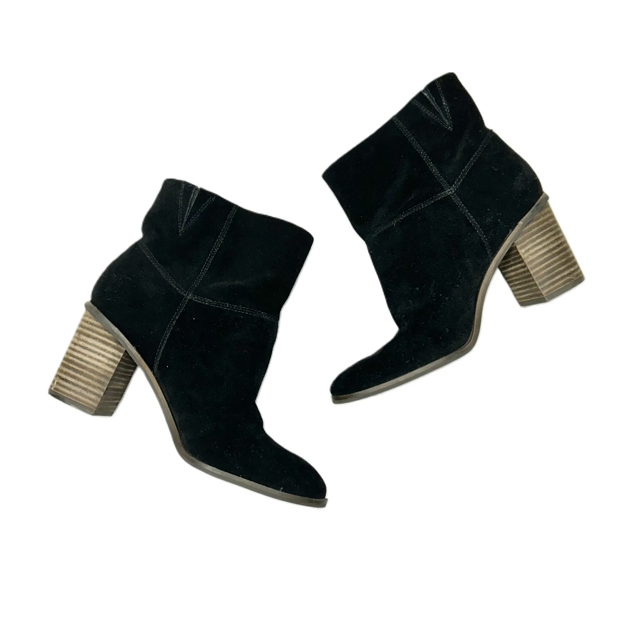 Boots Ankle Heels By Lucky Brand In Black, Size: 8.5