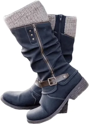 Boots For Women Knee High Wide Width Cowboy Boots Cowgirl Western Pointed Toe Wide Calf Fashion Classic Boot