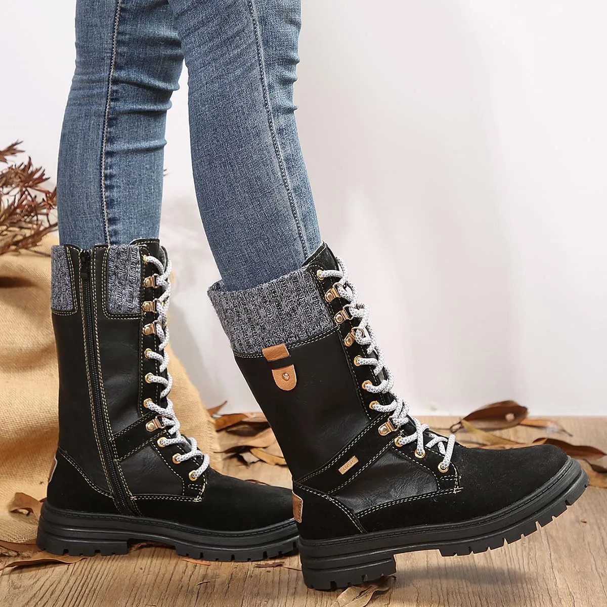 Boots For Women Knee High Wide Width Cowboy Boots Cowgirl Western Pointed Toe Wide Calf Fashion Classic Boot
