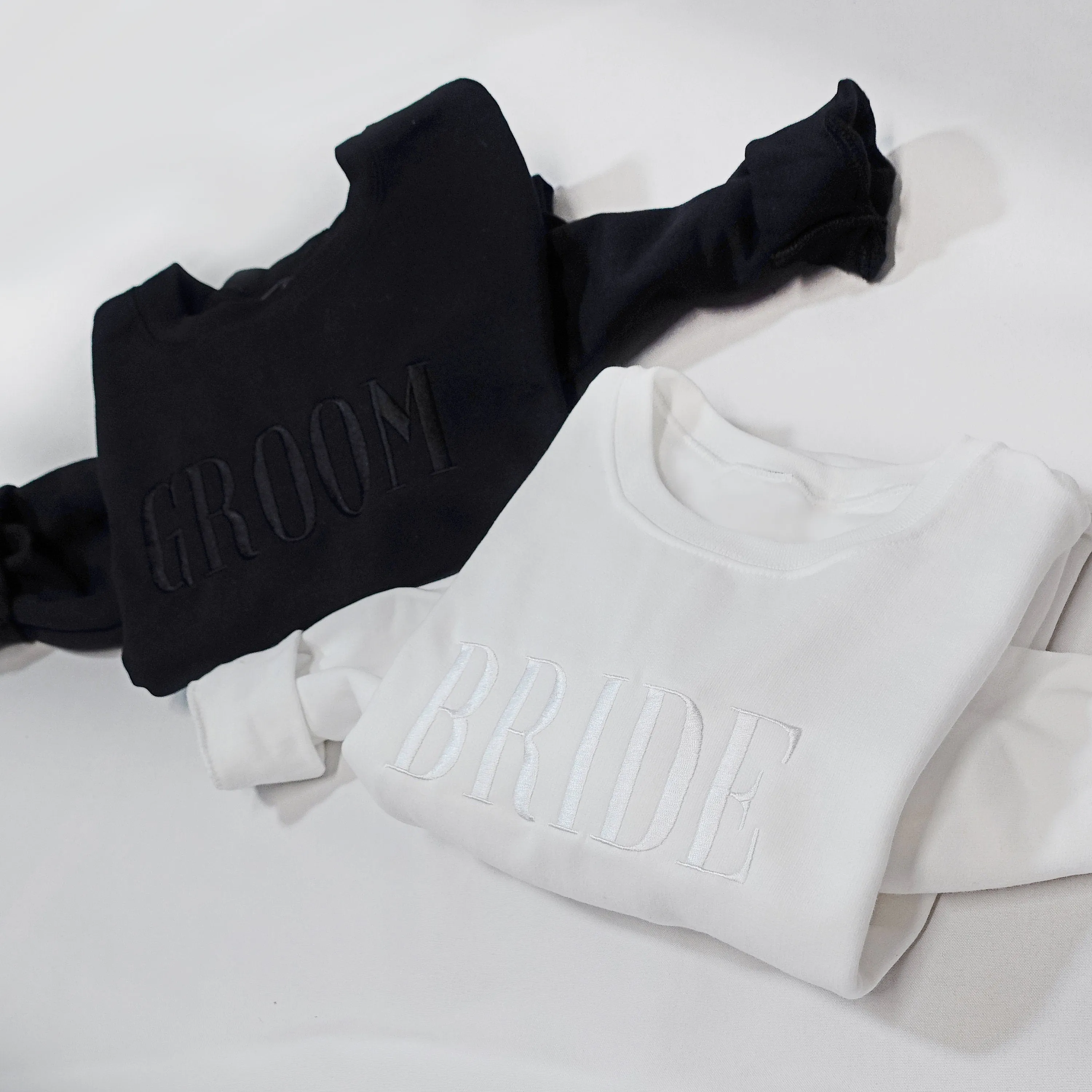 Bride or Groom Embroidered Sweatshirt