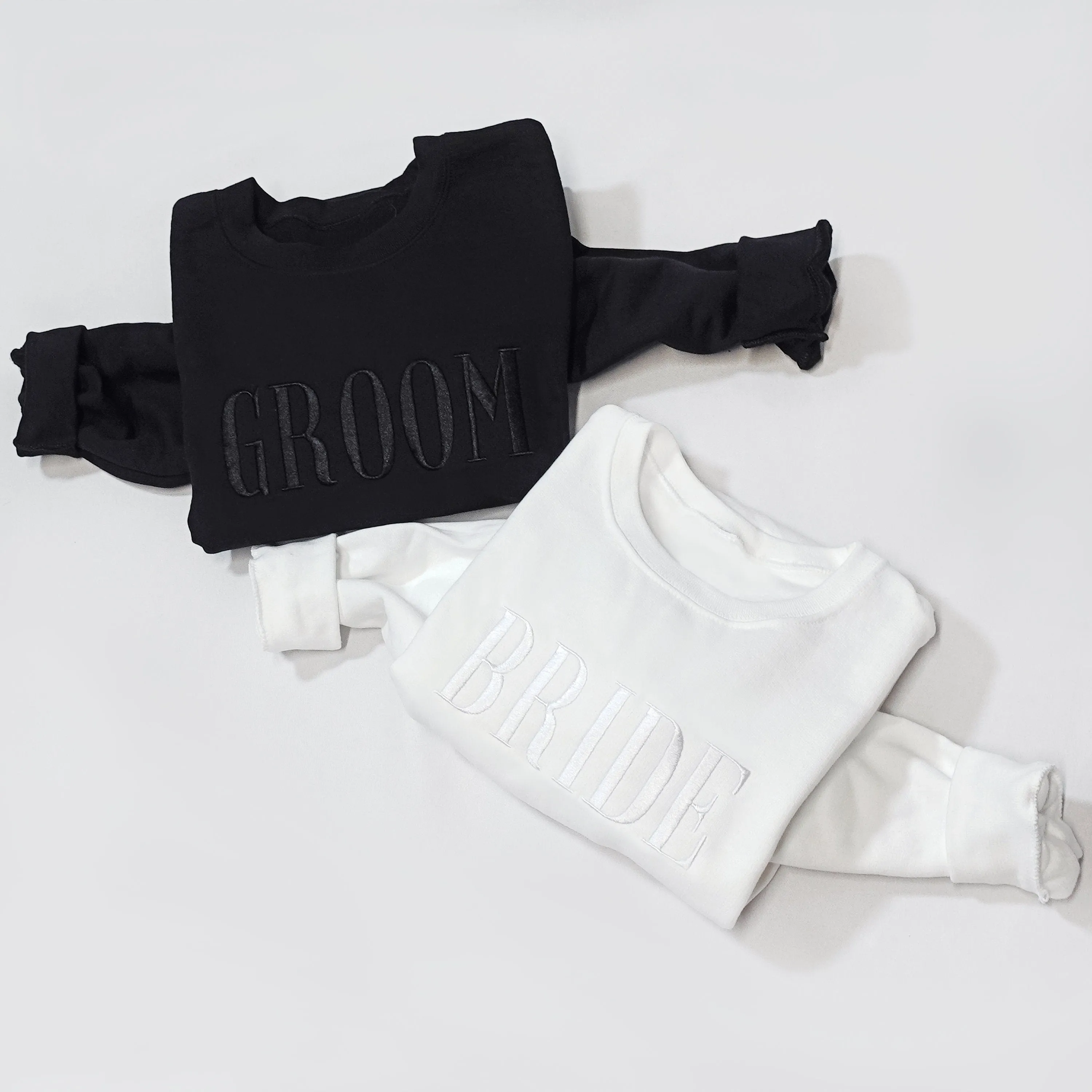 Bride or Groom Embroidered Sweatshirt