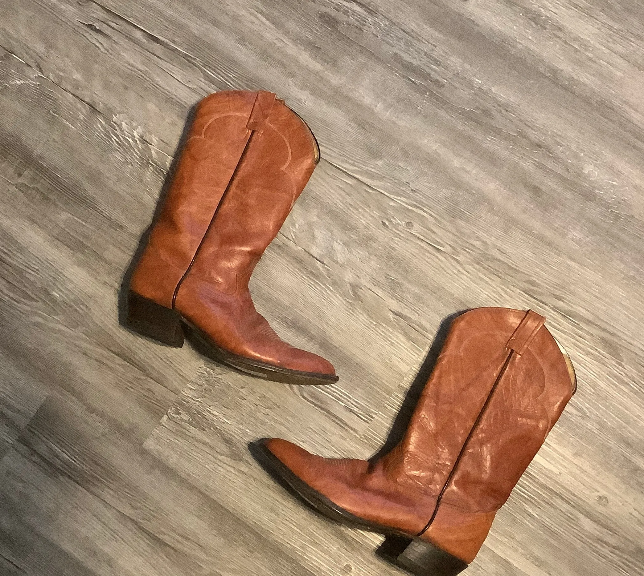 Brown Boots Western Tony Lama, Size 10