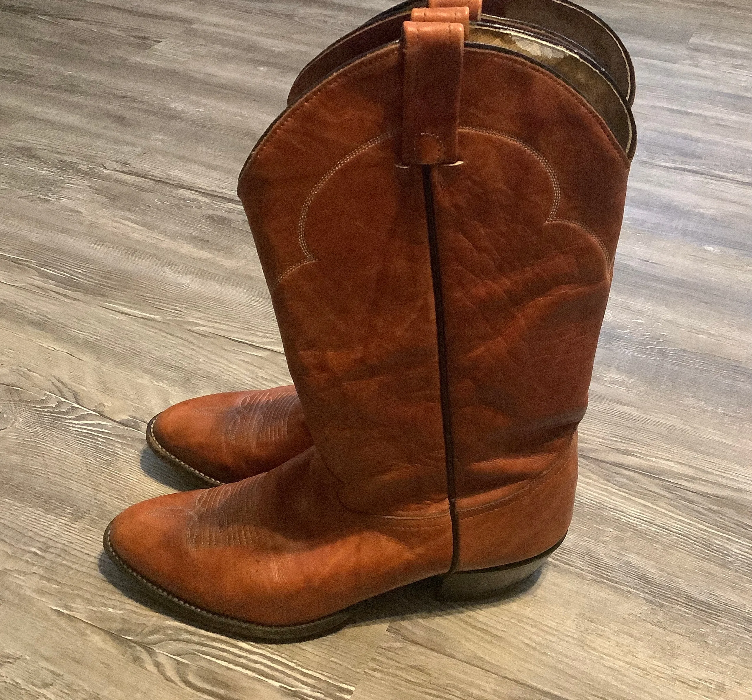Brown Boots Western Tony Lama, Size 10