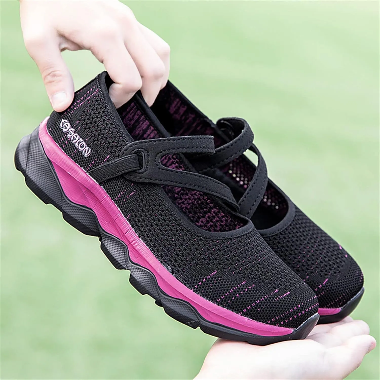 Comfortable Orthopedic Shoes for Women, Casual Sports Women Wide Width Breathable Walking Comfortable Slip on Sneakers, Non Slip Lightweight Shoes Arch Support Sneakers