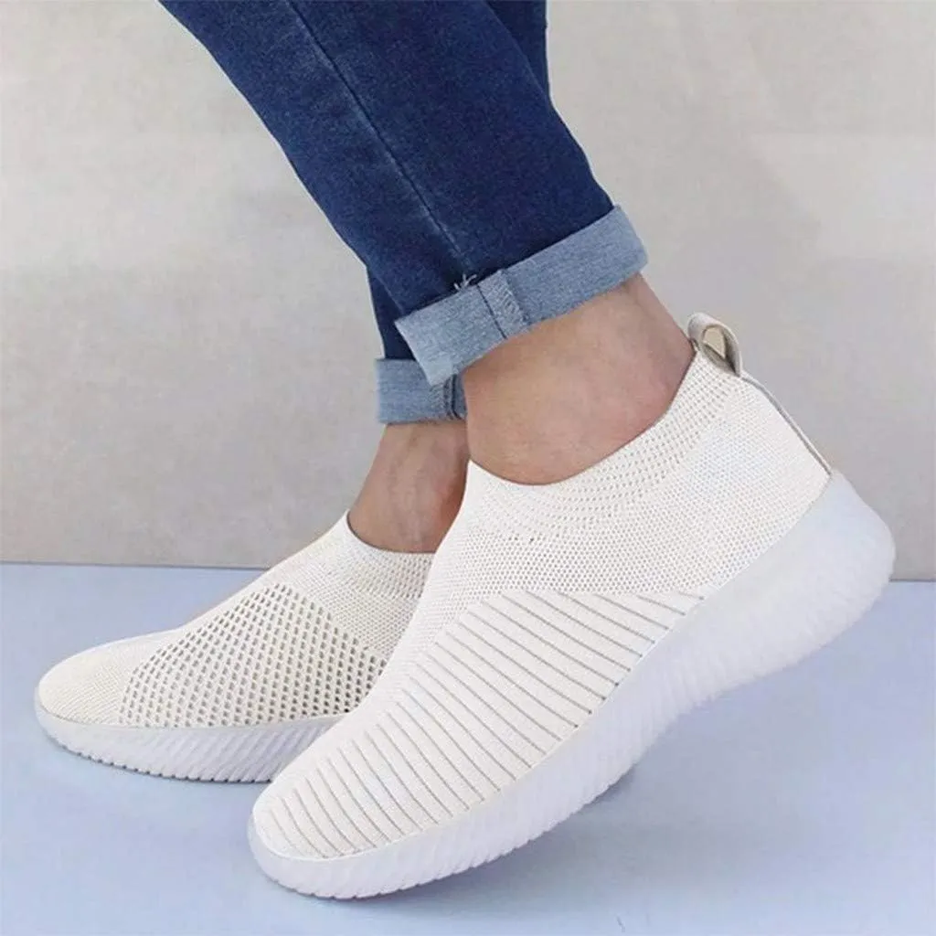 Comfortable Orthopedic Shoes for Women, Casual Sports Women Wide Width Breathable Walking Comfortable Slip on Sneakers, Non Slip Lightweight Shoes Arch Support Sneakers