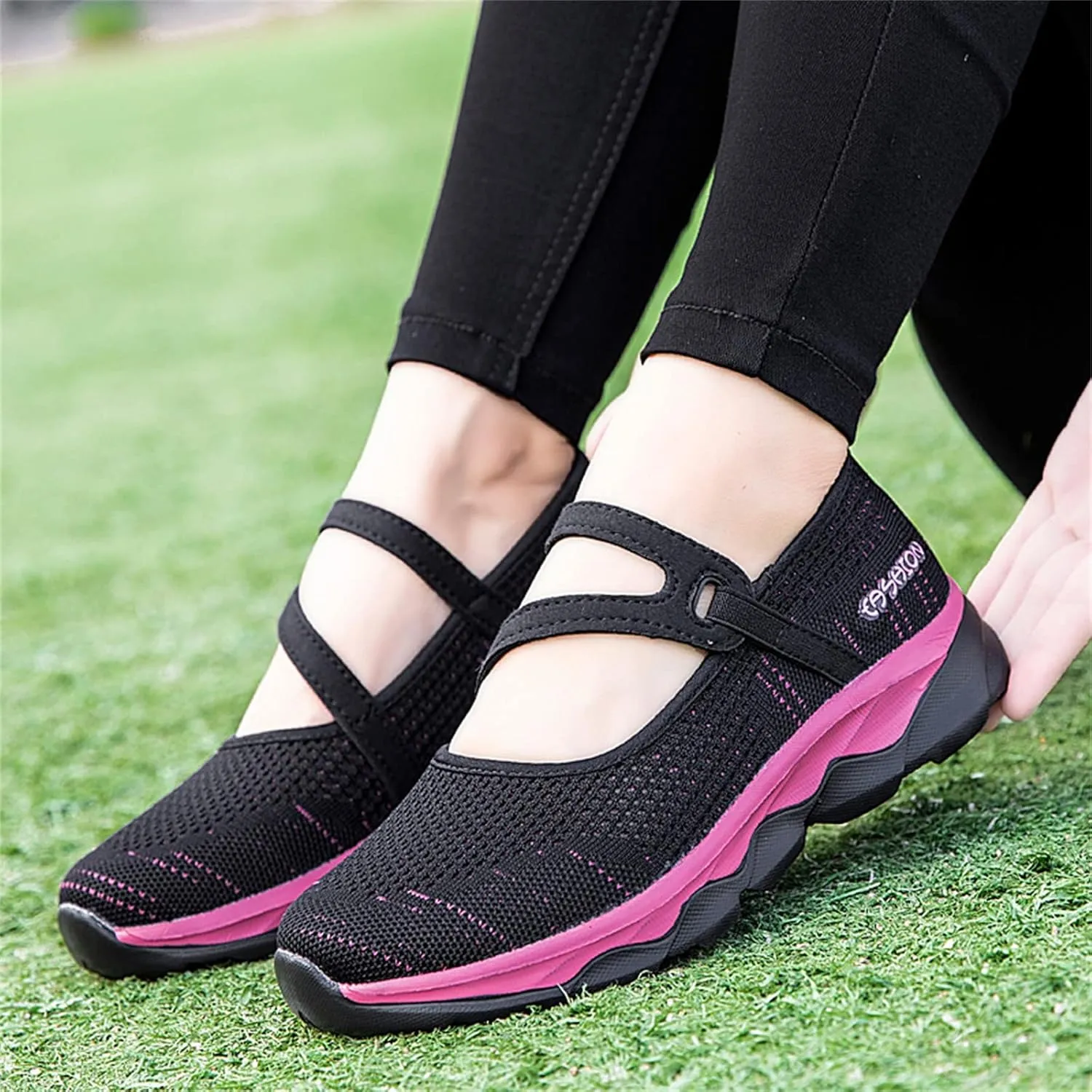 Comfortable Orthopedic Shoes for Women, Casual Sports Women Wide Width Breathable Walking Comfortable Slip on Sneakers, Non Slip Lightweight Shoes Arch Support Sneakers