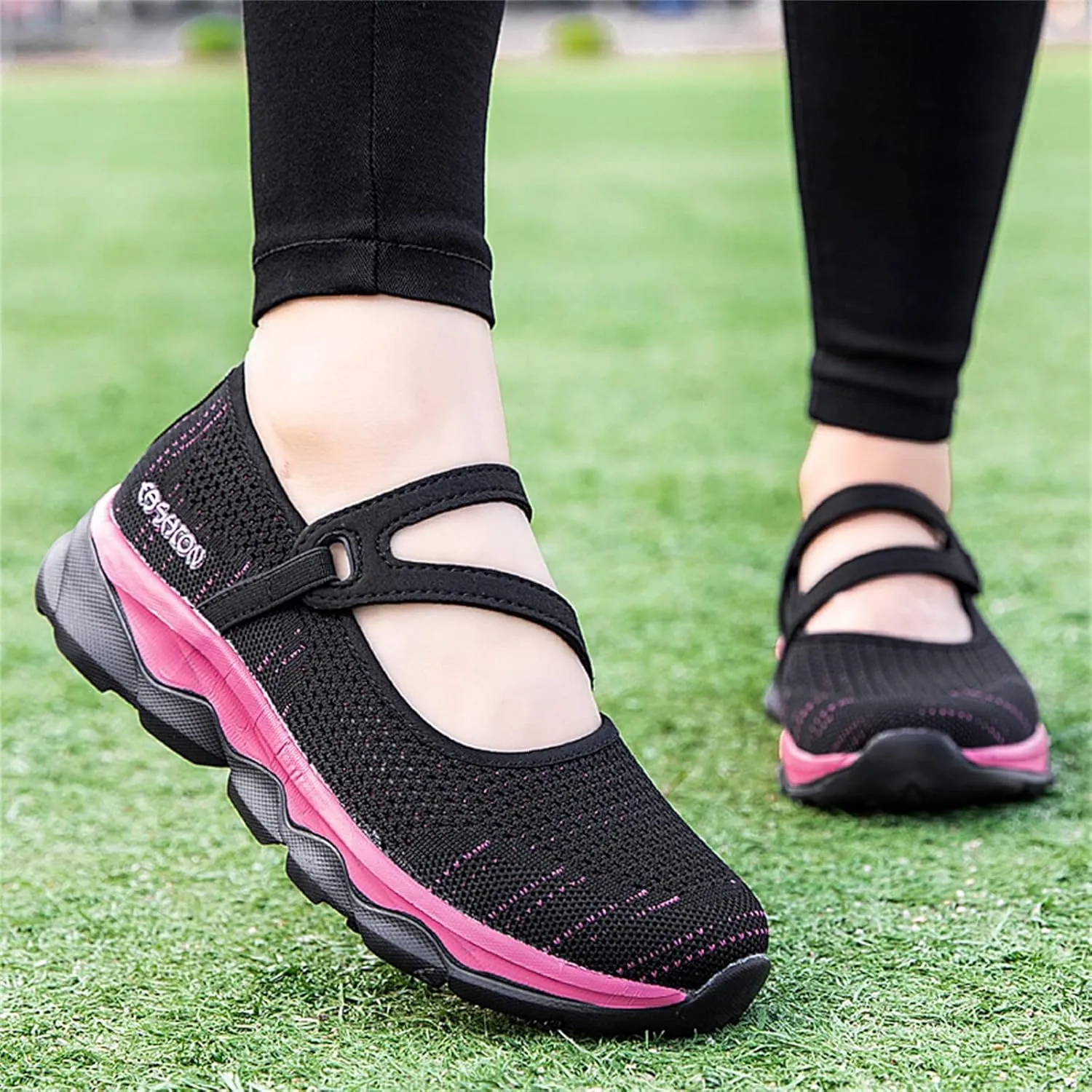 Comfortable Orthopedic Shoes for Women, Casual Sports Women Wide Width Breathable Walking Comfortable Slip on Sneakers, Non Slip Lightweight Shoes Arch Support Sneakers