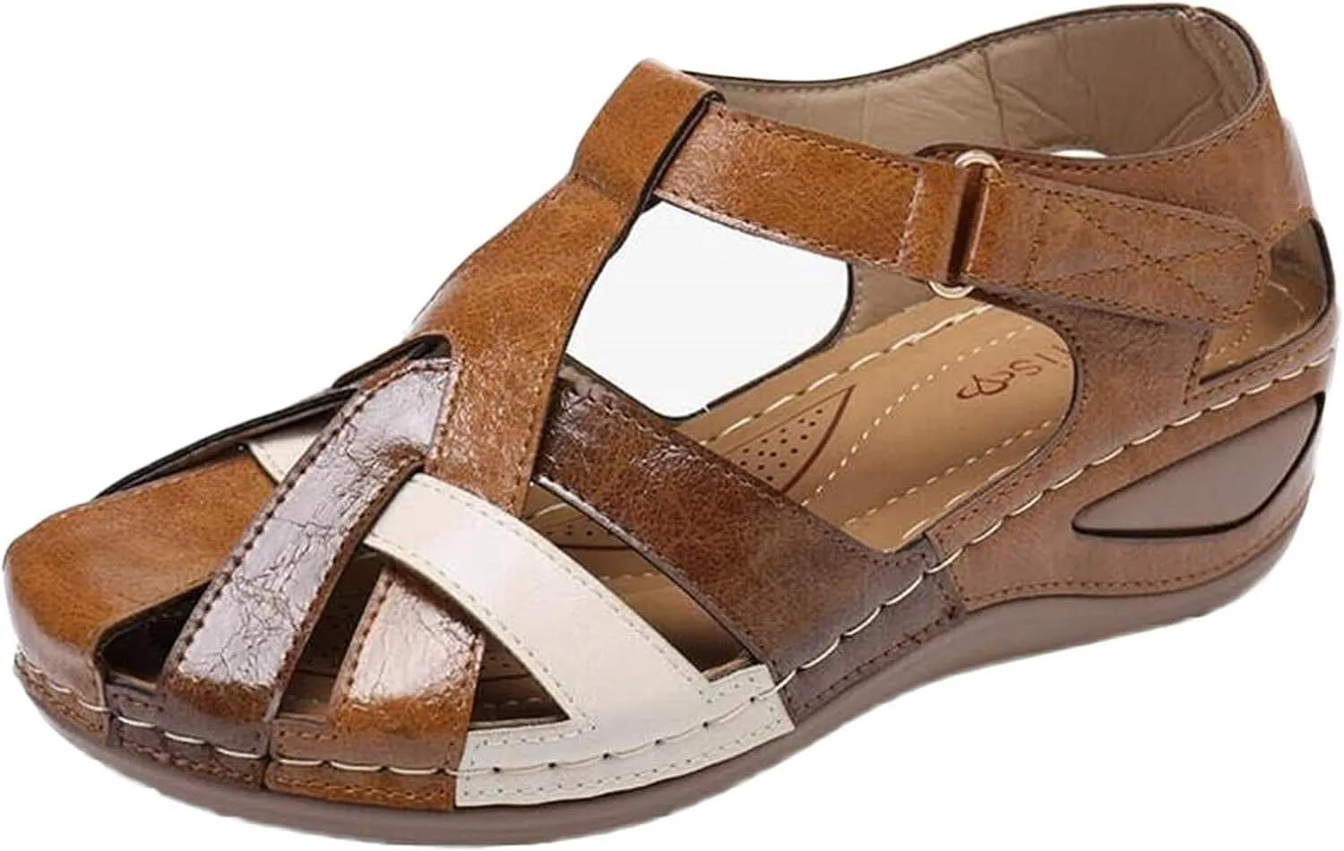 Cork Slide Sandals for Women Size Beauty Sandals Hollow Large Wedge Women Heel Shoes Women's sandals