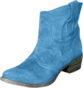 Cowboy Boots for Women, Pointed Toe Chunky Stacked Mid Heel Dressy Water-Proof Leather Cowboy Western Boots With Heel