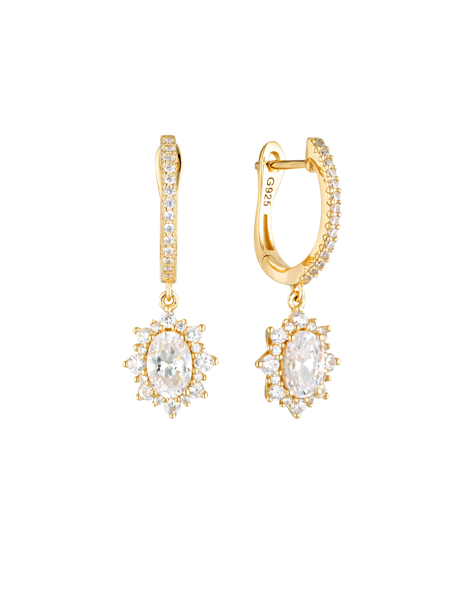 Sure, here is an optimized product title with descriptive modifiers:

Elegant Gold Eloise Bridal Earrings by Georgini - Iconic Wedding Jewelry