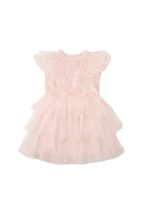 Gingersnaps Sequined W/Ruffles Tier Dress