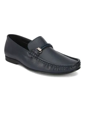 Hydes N Hues Men Blue Formal Loafers
