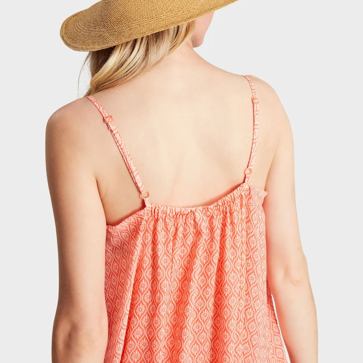 Joules Coral Strappy Dress