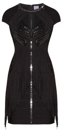 'Kassidy' Sequined Fringe Dress