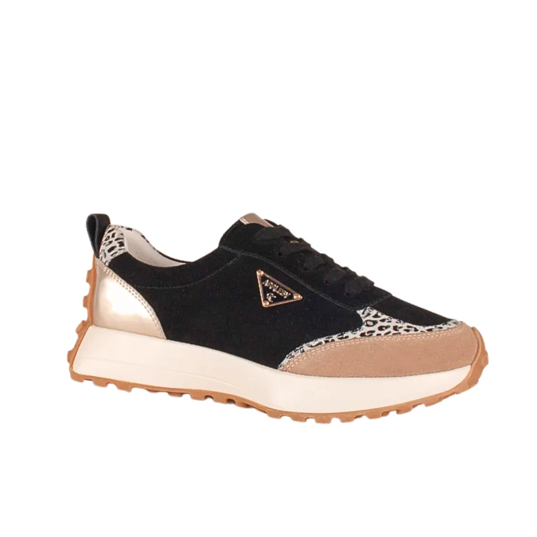 Kate Appleby Womens Berk Two Shoe Black Leopard