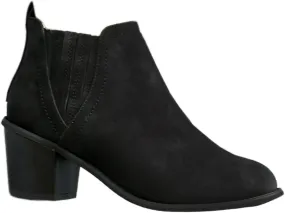 Lausiuoe Ankle Boots For Women Dressy Chunky Heel Booties Western Shoes Wide Width Pointed Toe Side Zipper Short Boots