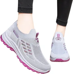 Lightweight Comfortable Wear Orthowear Shoes for Women, Fashion Ortho Shoes for Women Plantar Fasciitis Comfortable Air Cushion Ortho Breathable Stretch Cushion Sneakers