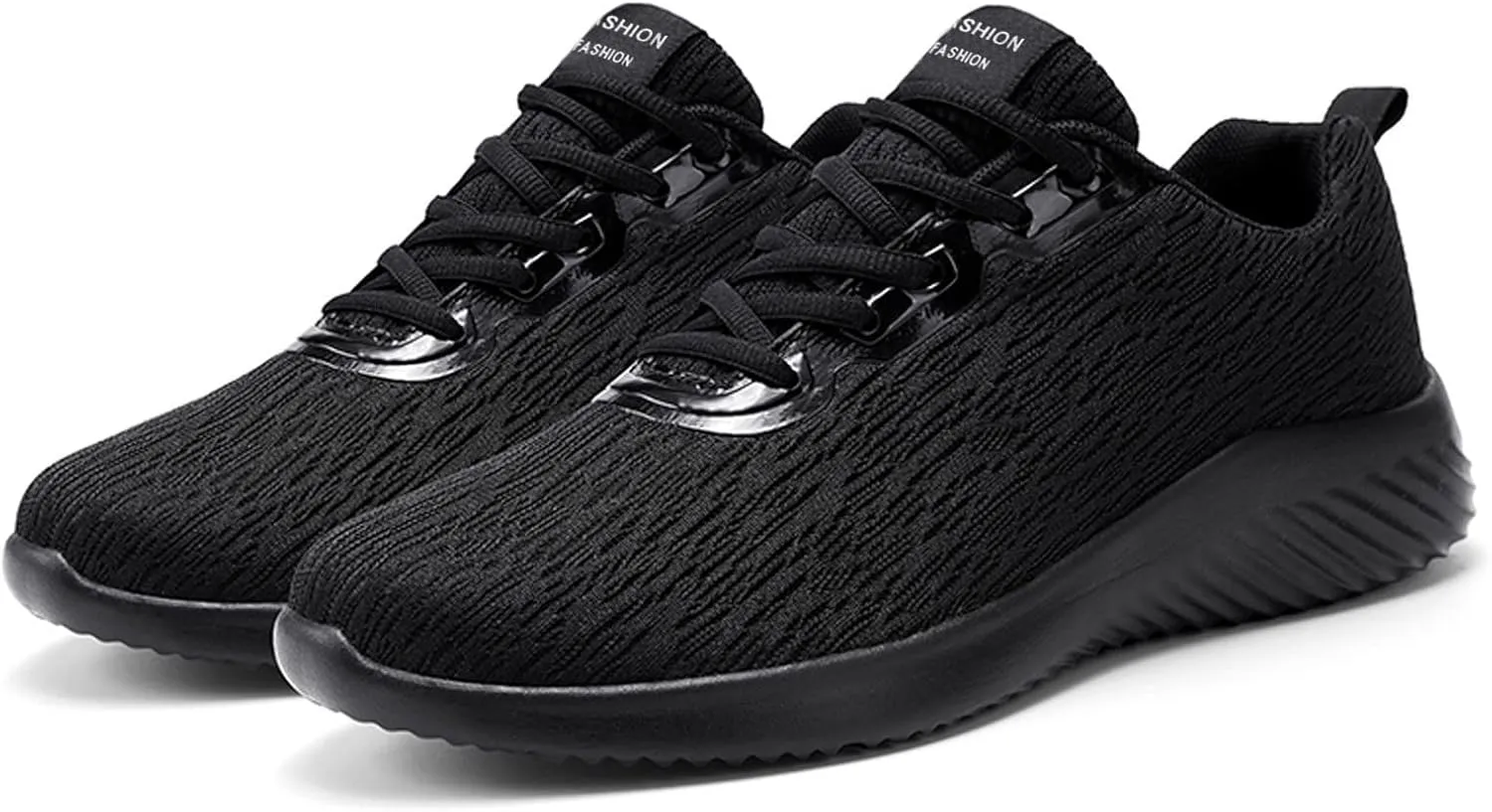 Mens Loafers & Slip-Ons Fashion Men Mesh Casual Sport Shoes Lace Up Solid Color Running Breathable Soft Bottom