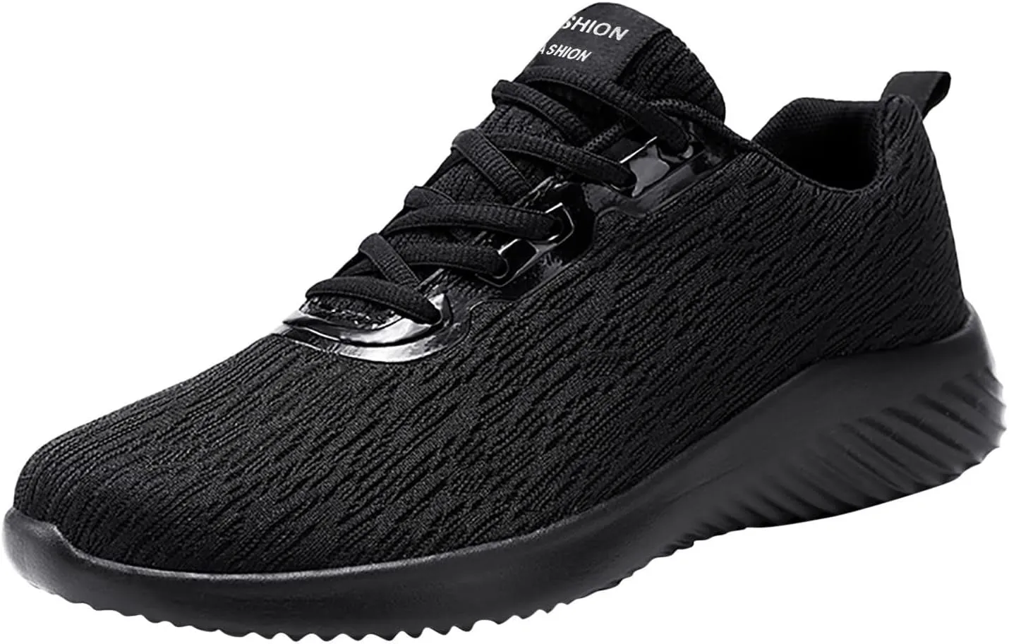 Mens Loafers & Slip-Ons Fashion Men Mesh Casual Sport Shoes Lace Up Solid Color Running Breathable Soft Bottom