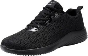 Mens Loafers & Slip-Ons Fashion Men Mesh Casual Sport Shoes Lace Up Solid Color Running Breathable Soft Bottom