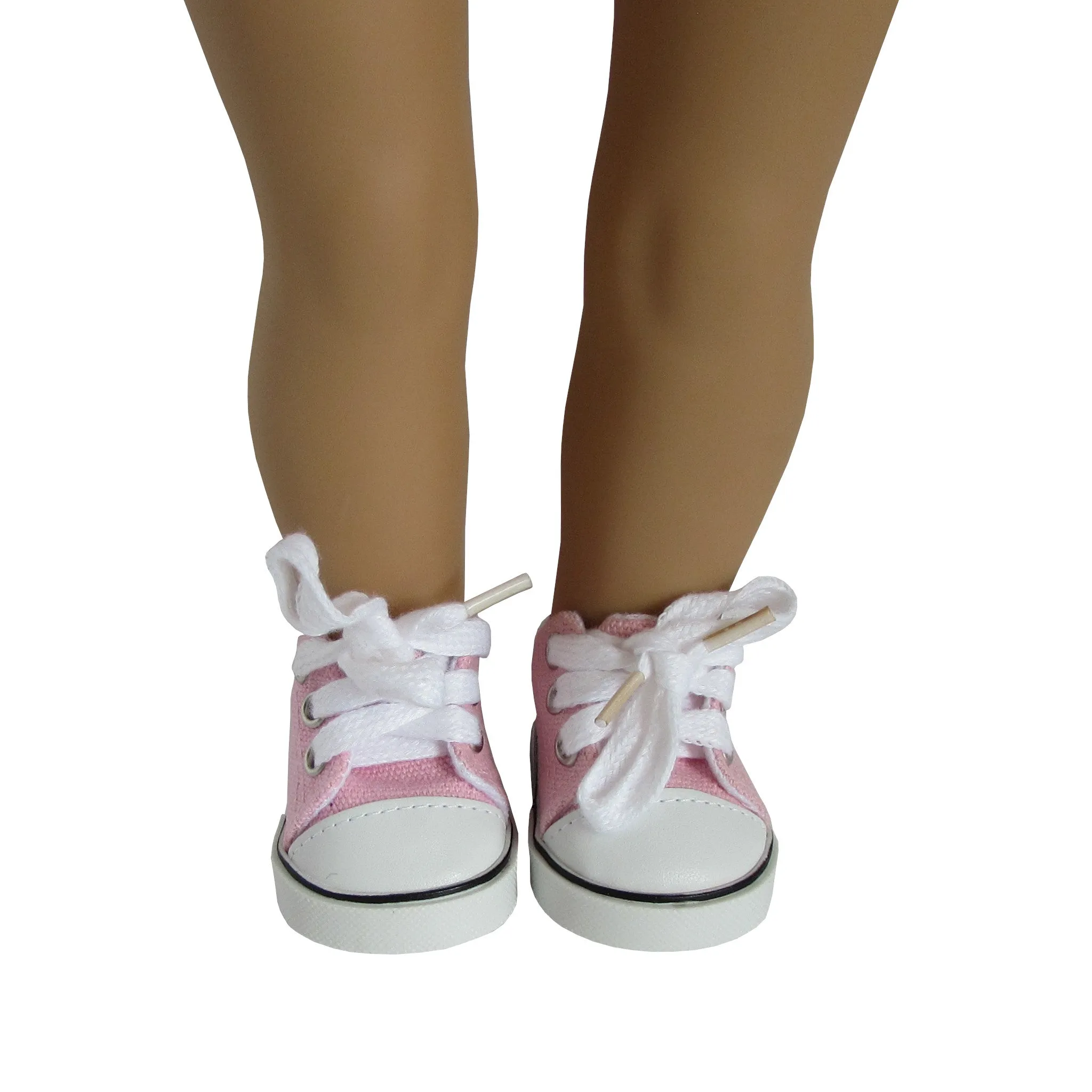 Pink Low Cut Sneakers for 18-inch dolls