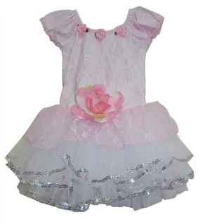 Popatu Rose Lace Ballet Dance Dress