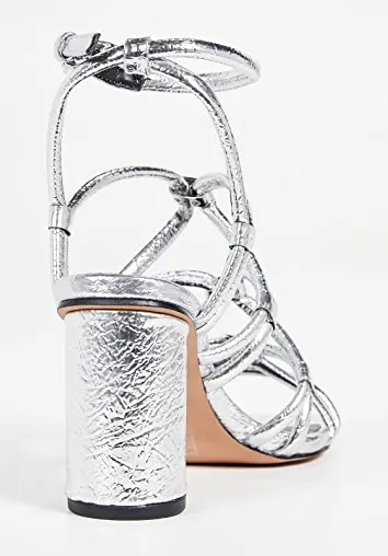 Rebecca Minkoff Apolline Strappy Sandals in Silver