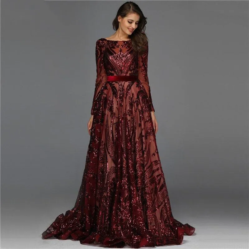 Sequined Sparkle Prom