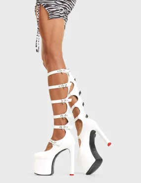 Still Reigning Platform Knee High Boots