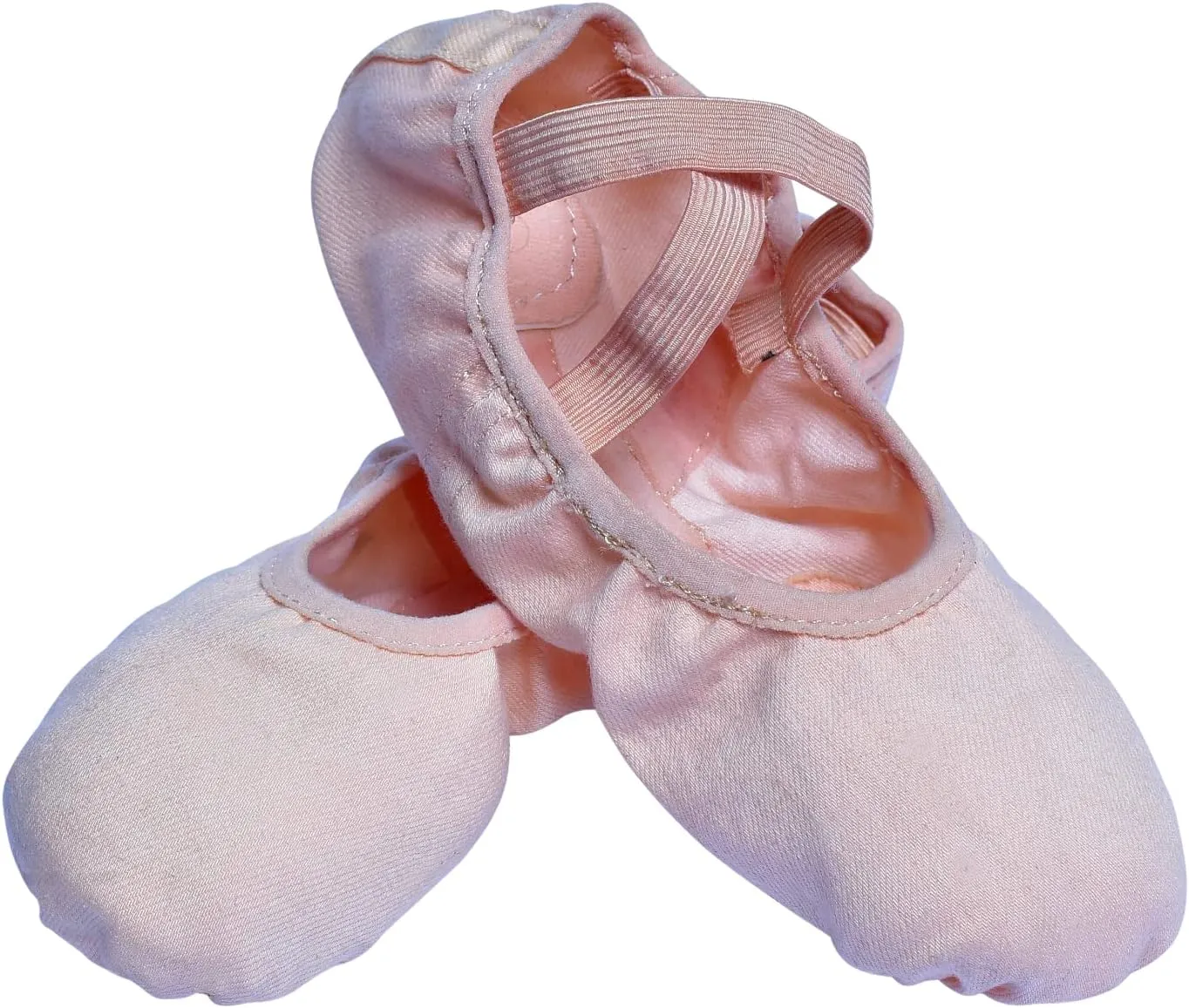TW Canvas Ballet Slippers Flats for Toddlers-Adult for Dancing.