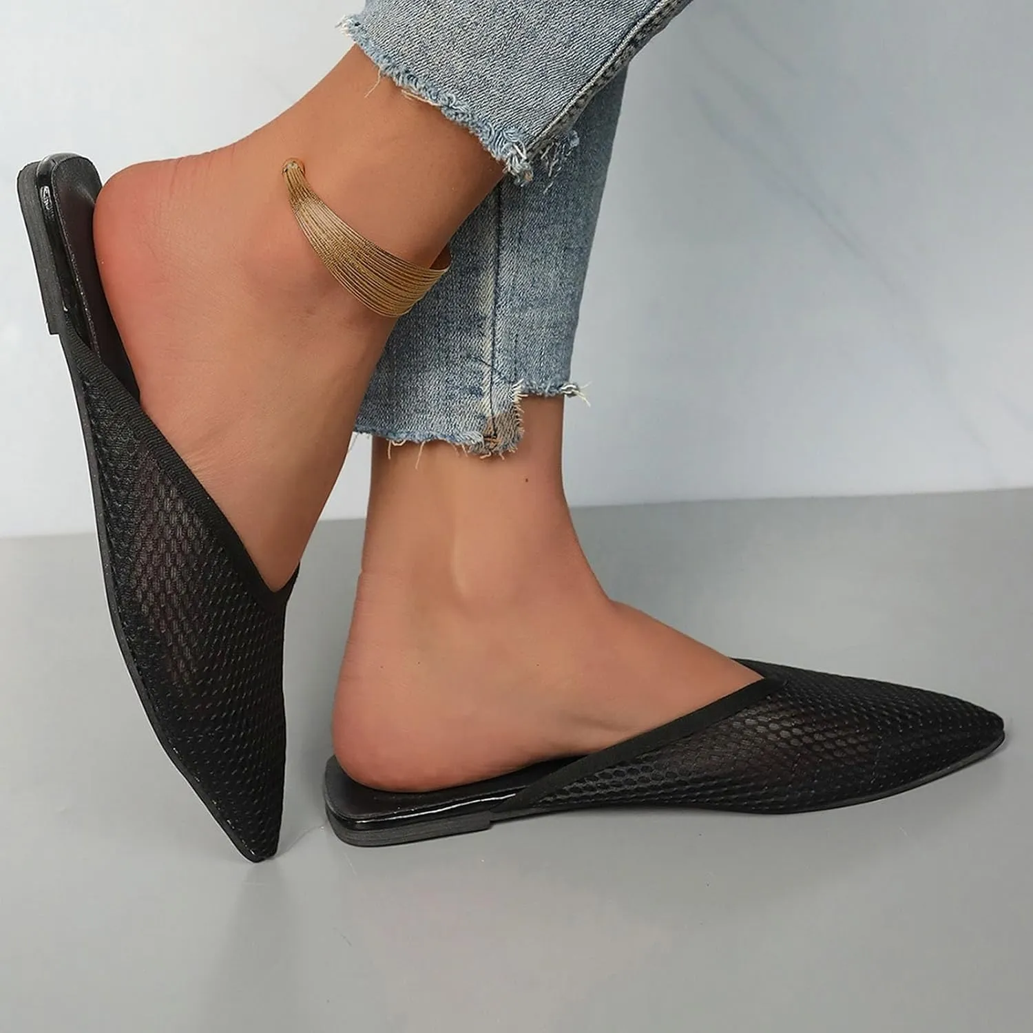 Women Shoes Comfortable Flat Sandals Breathable Hollow One Foot Sandals Womens High Heel Sandals Go Walk 5 Women Sandals