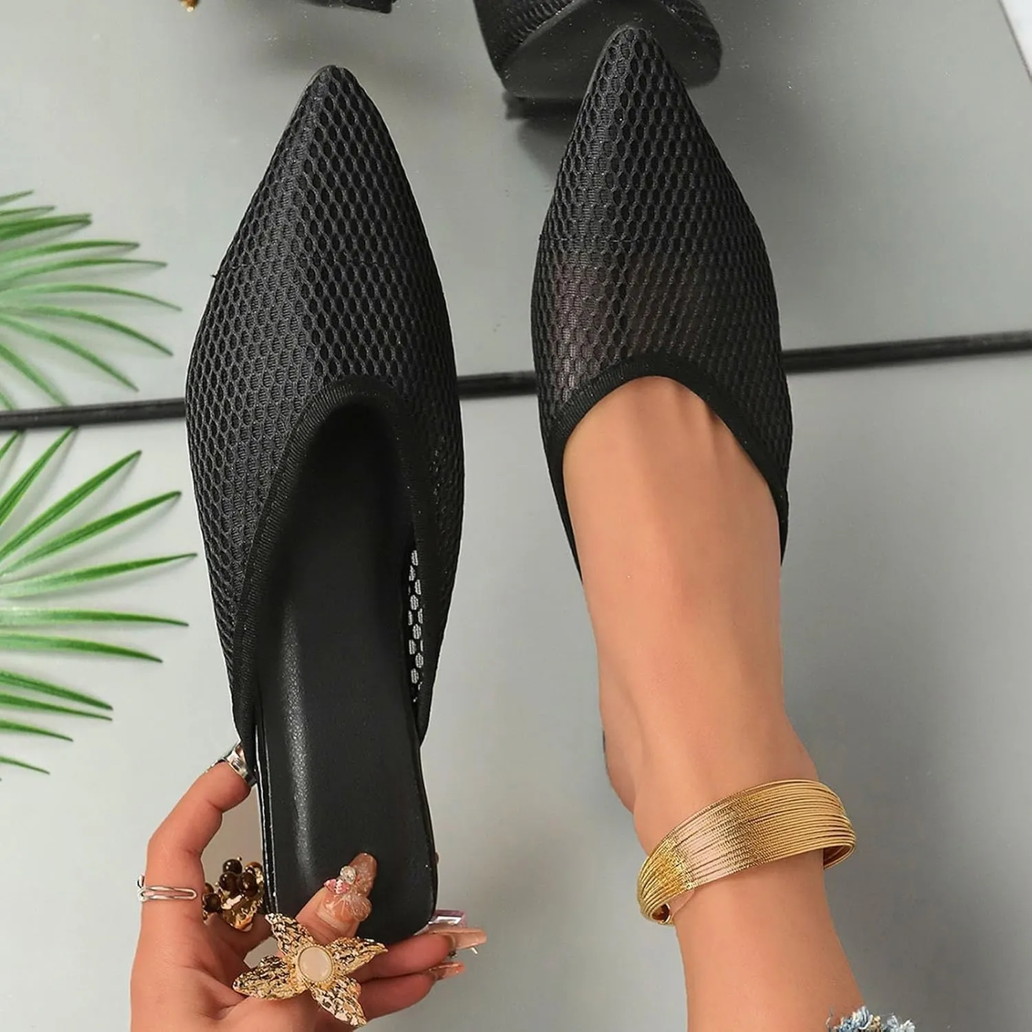 Women Shoes Comfortable Flat Sandals Breathable Hollow One Foot Sandals Womens High Heel Sandals Go Walk 5 Women Sandals