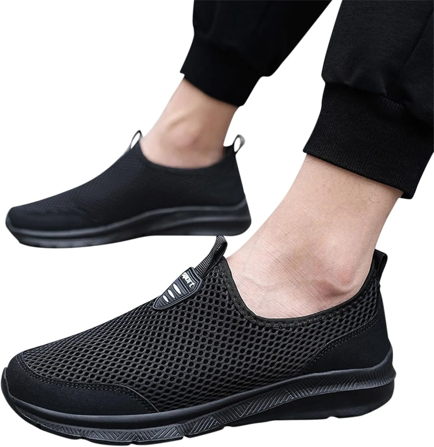 Women's Slip on Walking Shoes Tennis Lightweight Gym Tennis Shoes Womens Mesh Breathable Women Shoes Casual White Sneakers Steel Toe Tennis Shoe Loafers Shoe