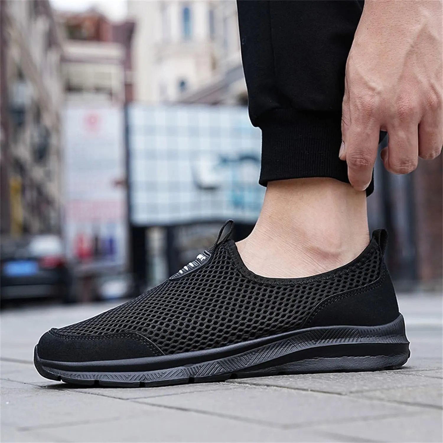 Women's Slip on Walking Shoes Tennis Lightweight Gym Tennis Shoes Womens Mesh Breathable Women Shoes Casual White Sneakers Steel Toe Tennis Shoe Loafers Shoe