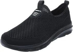Women's Slip on Walking Shoes Tennis Lightweight Gym Tennis Shoes Womens Mesh Breathable Women Shoes Casual White Sneakers Steel Toe Tennis Shoe Loafers Shoe