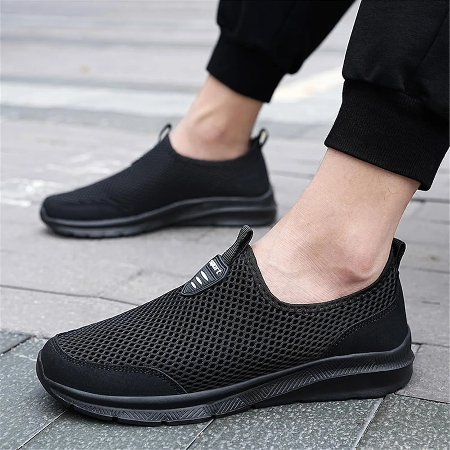 Women's Slip on Walking Shoes Tennis Lightweight Gym Tennis Shoes Womens Mesh Breathable Women Shoes Casual White Sneakers Steel Toe Tennis Shoe Loafers Shoe